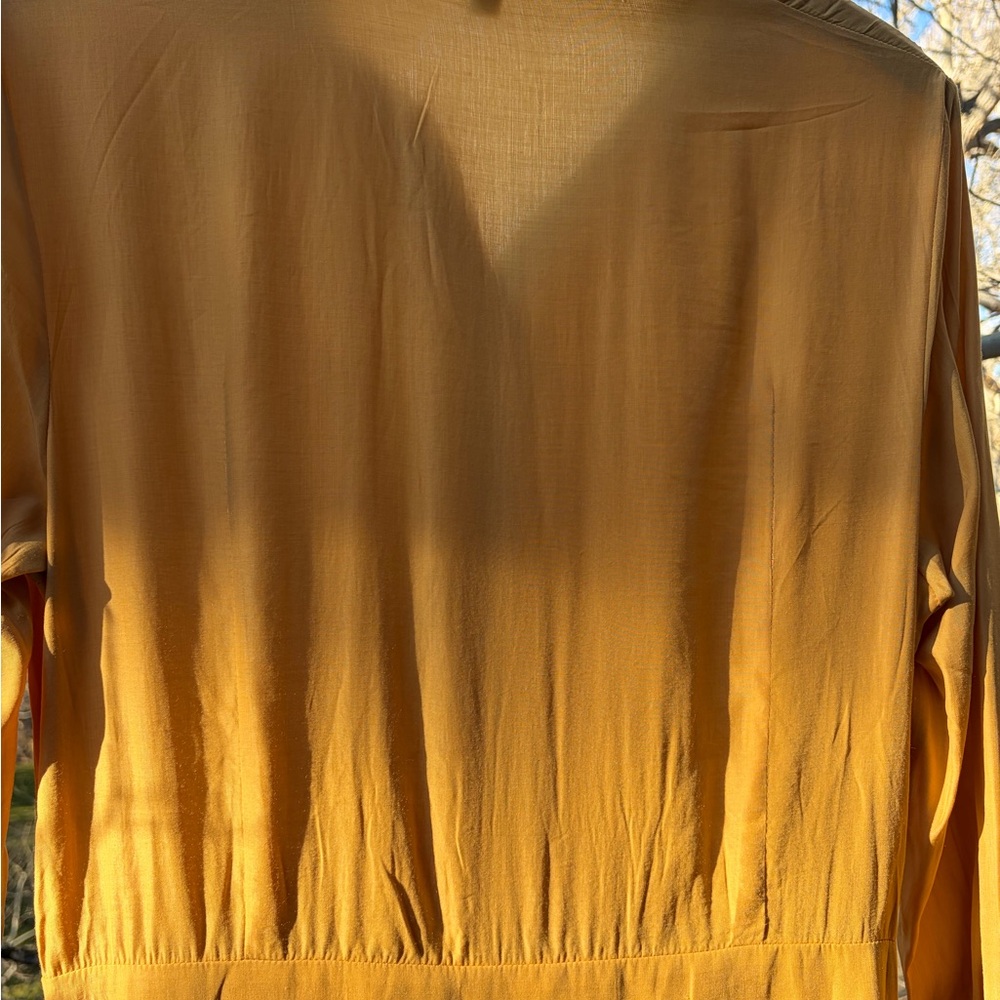 Gold Button-Up Dress - Picture 5 of 7